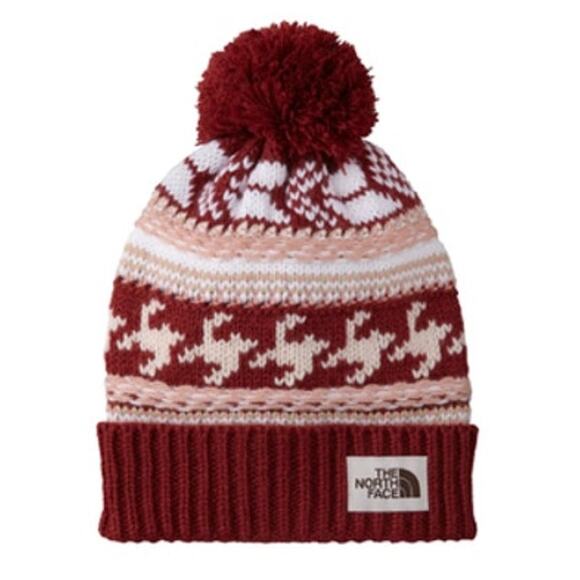 The North Face Women's Fair Isle Beanie Hat Cap - Picture 1 of 5